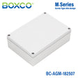 Boxco M-Series 7.09 x 10.04 x 2.95 Inches(180 x 255 x 75mm) Plastic Enclosure, IP67, IK08, ABS, Grey Cover, Screw Type