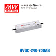 Mean Well HVGC-240-700AB Power Supply 240W 700mA - Adjustable and Dimmable
