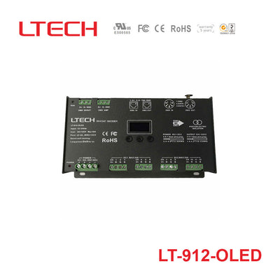 Ltech LT-912-OLED Constant Voltage Decoder - DMX/RDM