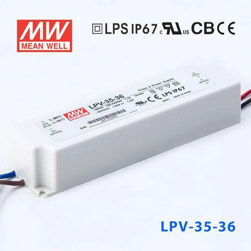 Mean Well LPV-35-36 Power Supply 35W 36V
