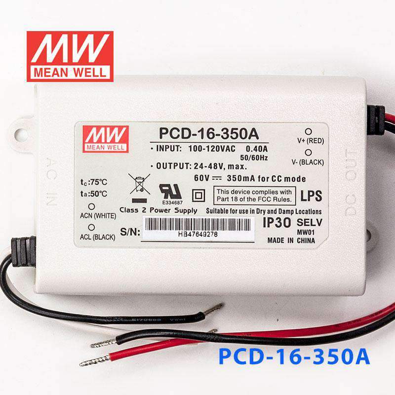 Mean Well PCD-16-350A Power Supply 16W 350mA - PHOTO 2