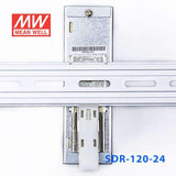 Mean Well SDR-120-24 Single Output Industrial Power Supply 120W 24V 5A - DIN Rail - PHOTO 4