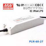 Mean Well PLN-60-27 Power Supply 60W 27V - IP64