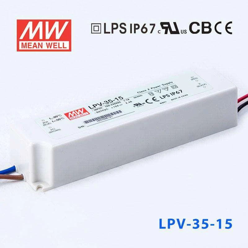Mean Well LPV-35-15 Power Supply 35W 15V