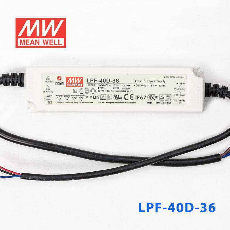 Mean Well LPF-40D-36 Power Supply 40W 36V - Dimmable - PHOTO 2