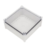 Boxco S-Series 11.02 x 11.02 x 5.12 Inches(280x280x130mm) Plastic Enclosure, IP67, IK08, ABS, Transparent Cover, Screw Type - PHOTO 1