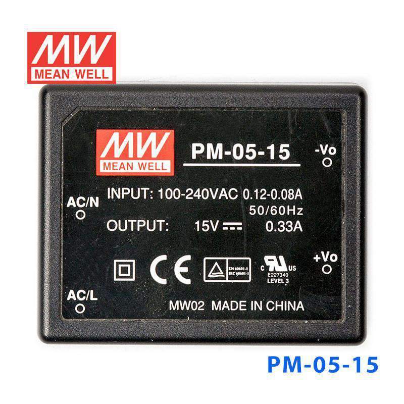 Mean Well PM-05-15 Power Supply 5W 15V 330mA - PHOTO 2
