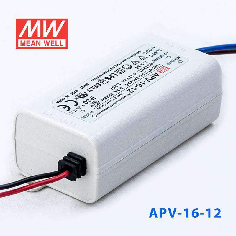 Mean Well APV-16-12 Power Supply 15W 12V 1.25A - PHOTO 1