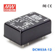 Mean Well DCW03A-12 DC-DC Converter - 3W - 9~18V in ±12V out 125mA