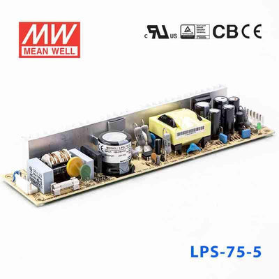 Mean Well LPS-75-5 Power Supply 75W 5V 15A