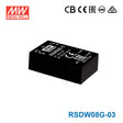 Mean Well RSDW08G-03 DC-DC Converter - 8W - 18~75V in 3.3V out