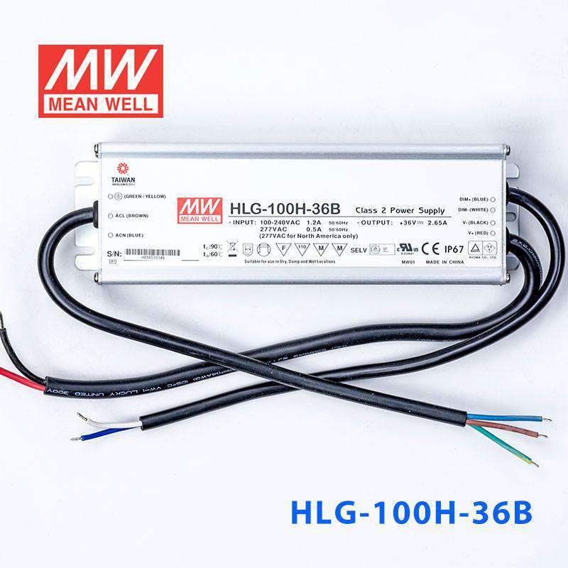 Mean Well HLG-100H-36B Power Supply 100W 36V - Dimmable - PHOTO 2