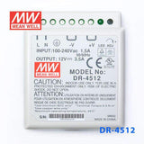 Mean Well DR-4512 AC-DC Industrial DIN rail power supply 45W 3.5A - PHOTO 2