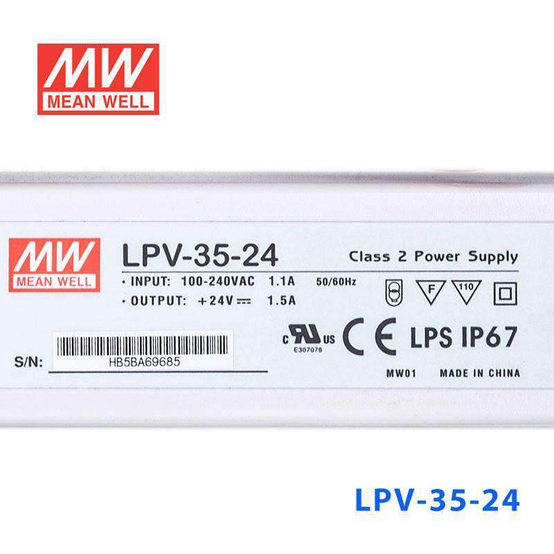 Mean Well LPV-35-24 Power Supply 35W 24V - PHOTO 3