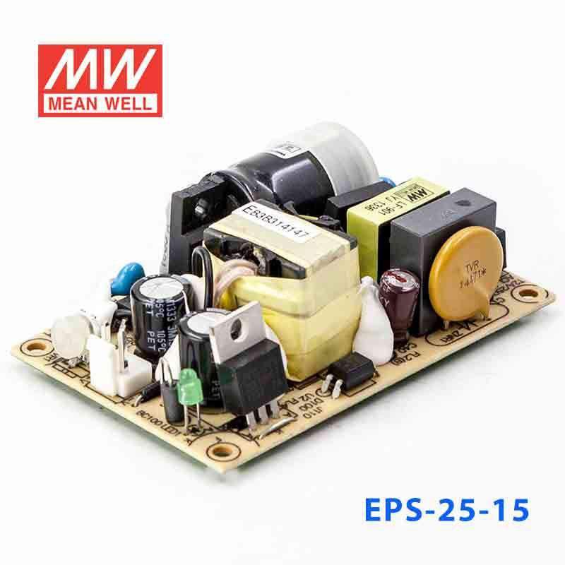 Mean Well EPS-25-15 Power Supply 25W 15V 1.7A - PHOTO 1