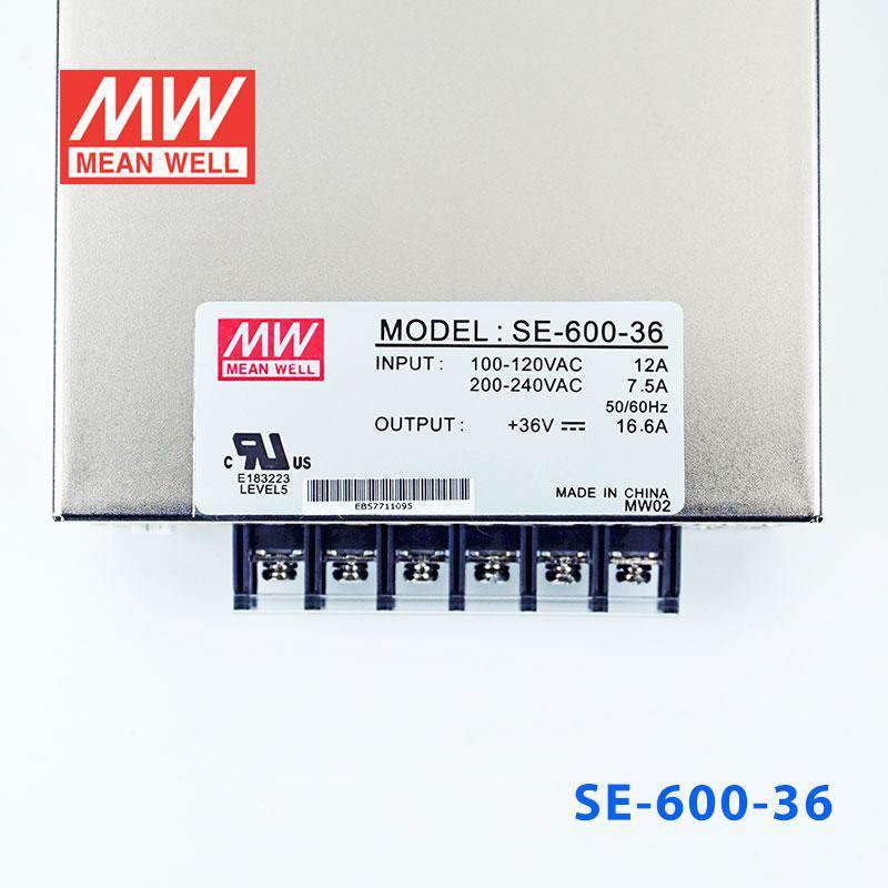 Mean Well SE-600-36 Power Supply 600W 36V 16.6A - PHOTO 2
