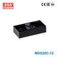 Mean Well MDS20C-12 DC-DC Converter - 20W - 36~75V in 12V out 1.67A