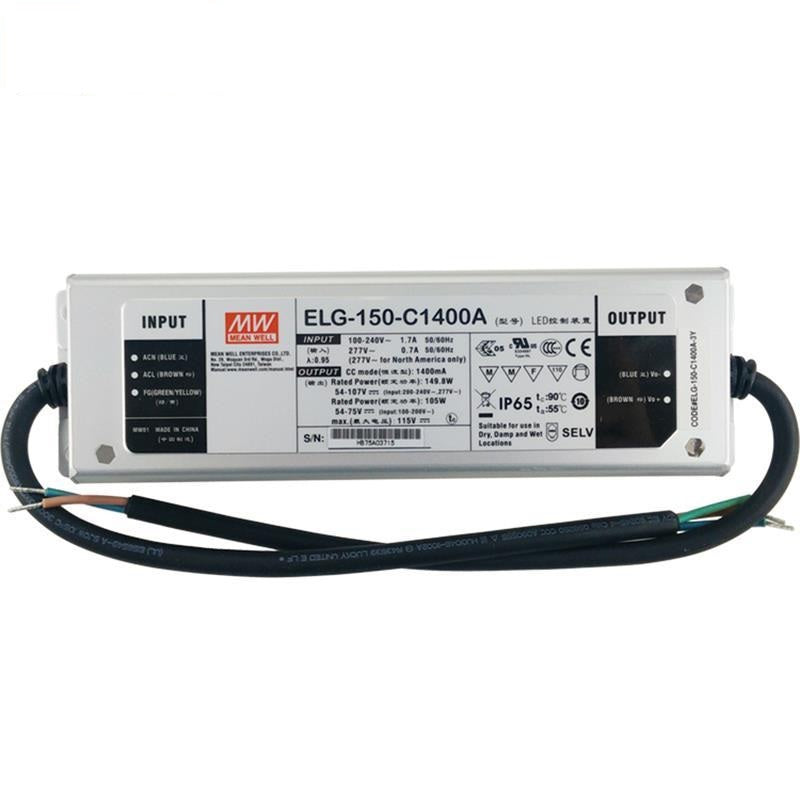Mean Well ELG-200-C1400D2 AC-DC Single output LED Driver (CC) with PFC