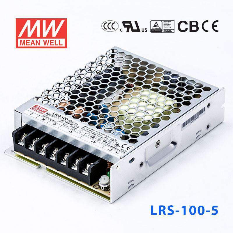 Mean Well LRS-100-5 Power Supply 100W 5V 18A