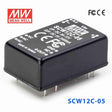 Mean Well SCW12C-05 DC-DC Converter - 12W 36~72V DC in 5V out