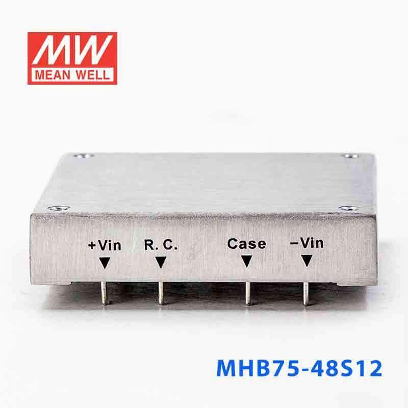 Mean Well MHB75-48S12 DC-DC Converter - 75W - 36~72V in 12V out 6.25A - PHOTO 3