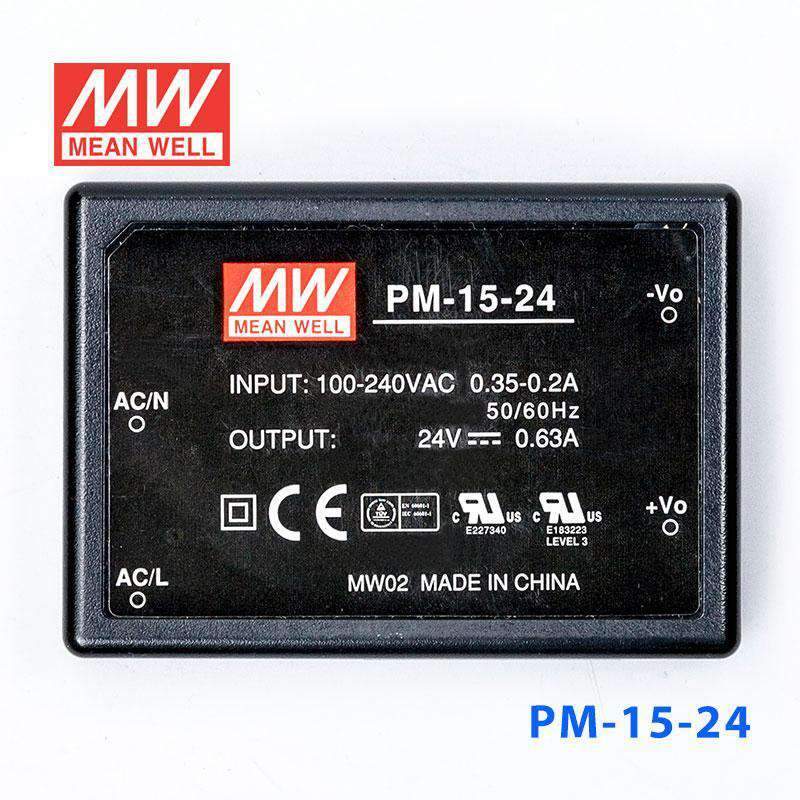 Mean Well PM-15-24 Power Supply 15W 24V 630mA - PHOTO 2