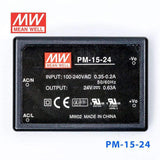 Mean Well PM-15-24 Power Supply 15W 24V 630mA - PHOTO 2