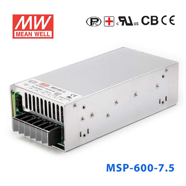 Mean Well MSP-600-7.5  Power Supply 600W 7.5V