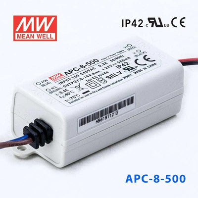 Mean Well APC Series LED Power Supply 500mA  (8~35W)