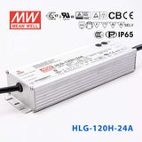 Mean Well HLG-120H-24A Power Supply 120W 24V - Adjustable 5A