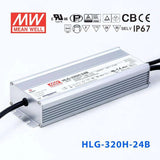 Mean Well HLG-320H-24B Power Supply 320W 24V- Dimmable 13.34A