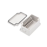 Boxco Terminal Box 6-pole 2.17 x 3.58 x 1.69 Inches(55 x 91 x 43mm) IP67, IK08, ABS, Grey Cover - PHOTO 2
