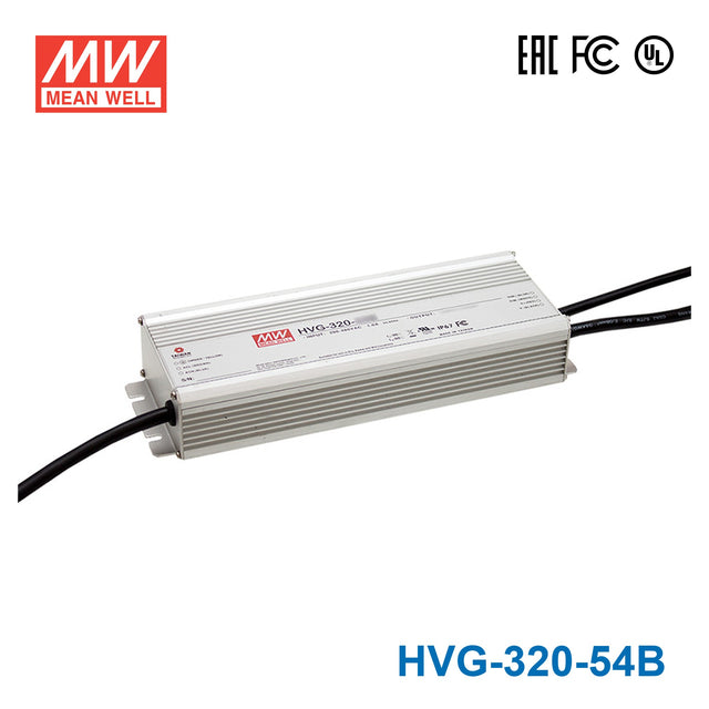 Mean Well HVG-320-54B Power Supply 320W 54V - Dimmable 6A