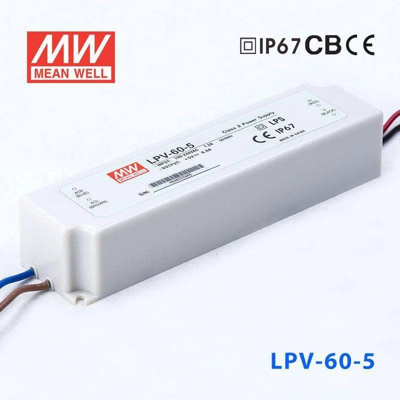 Mean Well LPV-60-5 Power Supply 60W 5V