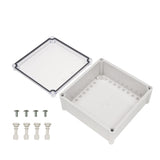 Boxco S-Series 11.02 x 11.02 x 5.12 Inches(280x280x130mm) Plastic Enclosure, IP67, IK08, ABS, Transparent Cover, Screw Type - PHOTO 2