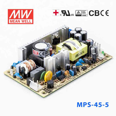 Mean Well MPS-45-5 Power Supply 45W 5V 8A