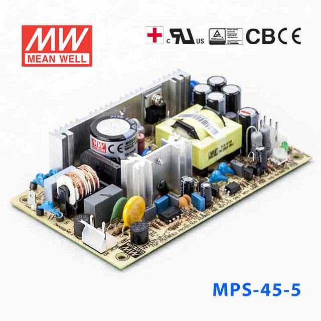 Mean Well MPS-45-5 Power Supply 45W 5V 8A