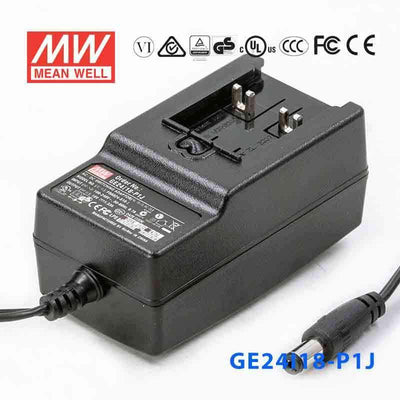 Mean Well GE24I18-P1J Power Supply 24W 18V 1.33A