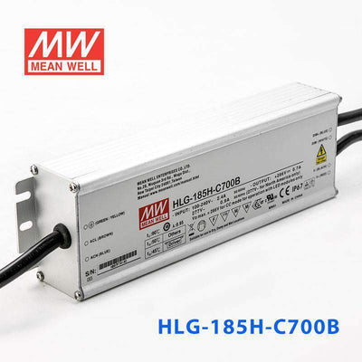 Mean Well HLG-185H-C700B Power Supply 200.2W 700mA - Dimmable