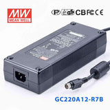Mean Well GC220A12-R7B Portable Chargers 183.6W 13.6V 13.5A - Green Adaptor