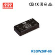 Mean Well RSDW20F-05 DC-DC Converter - 20W - 9~36V in 5V out 4A