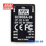 Mean Well SCW05A-09 DC-DC Converter - 5W 9~18V DC in 9V out 556mA - PHOTO 2