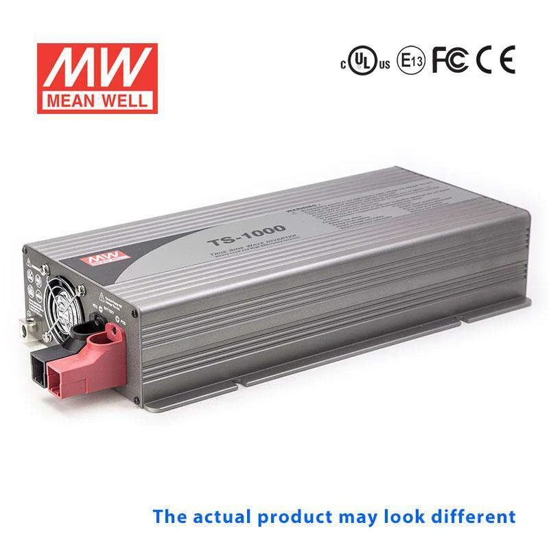 Mean Well TS-1000-212D True Sine Wave 1000W 230V 100A - DC-AC Power Inverter