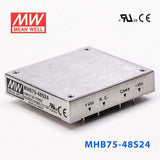 Mean Well MHB75-48S24 DC-DC Converter - 75W - 36~72V in 24V out 3.13A