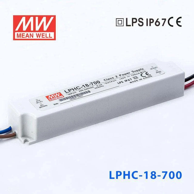 Mean Well LPHC-18-700 AC-DC Single output LED driver Constant Current