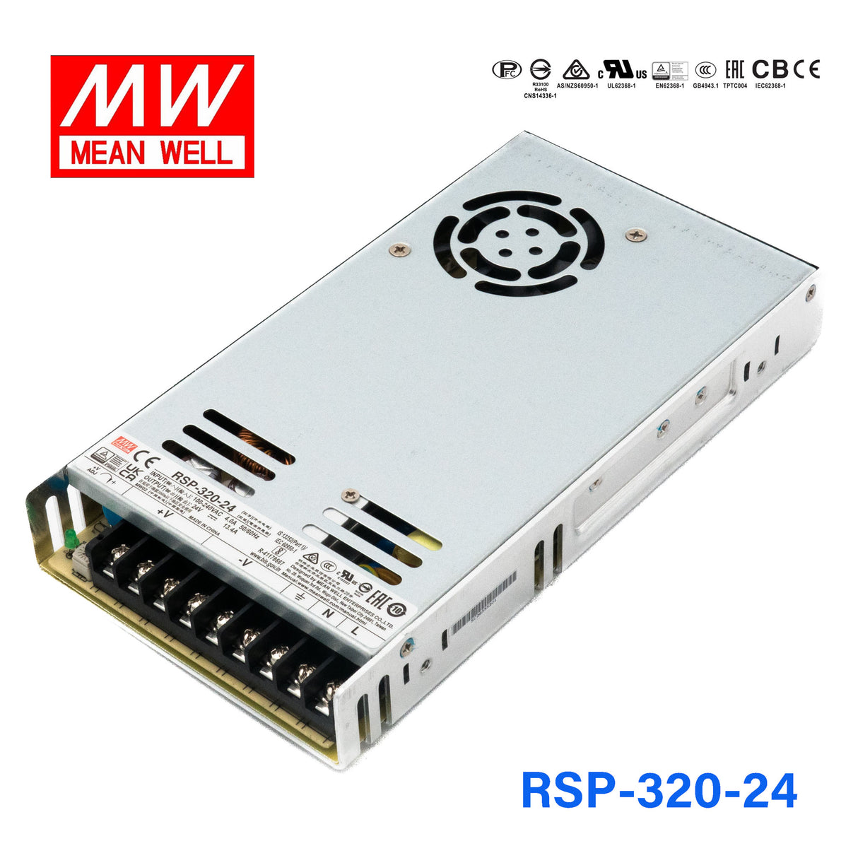 Mean Well RSP-320-24 Power Supply 320W 24V 13.4A