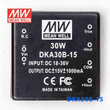 Mean Well DKA30B-15 DC-DC Converter - 30W - 18~36V in ±15V out 1A - PHOTO 2