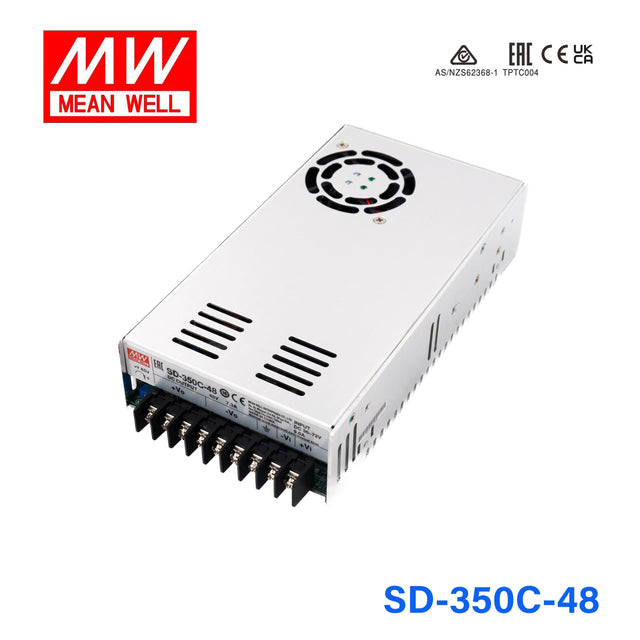 Mean Well SD-350C-48 DC-DC Converter - 350W - 36~72V in 48V out 7.3A