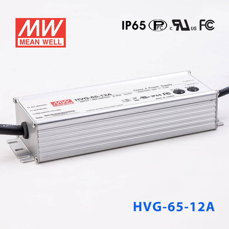 Mean Well HVG-65-12AB Power Supply 60W 12V - Adjustable and Dimmable