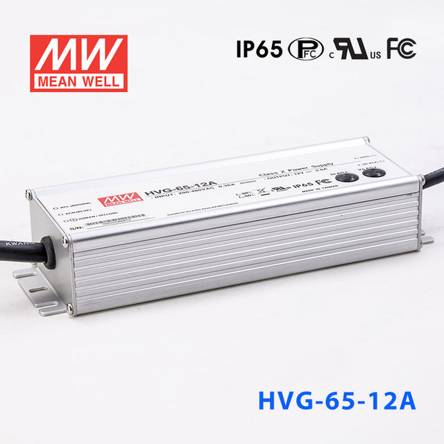 Mean Well HVG-65-12AB Power Supply 60W 12V - Adjustable and Dimmable